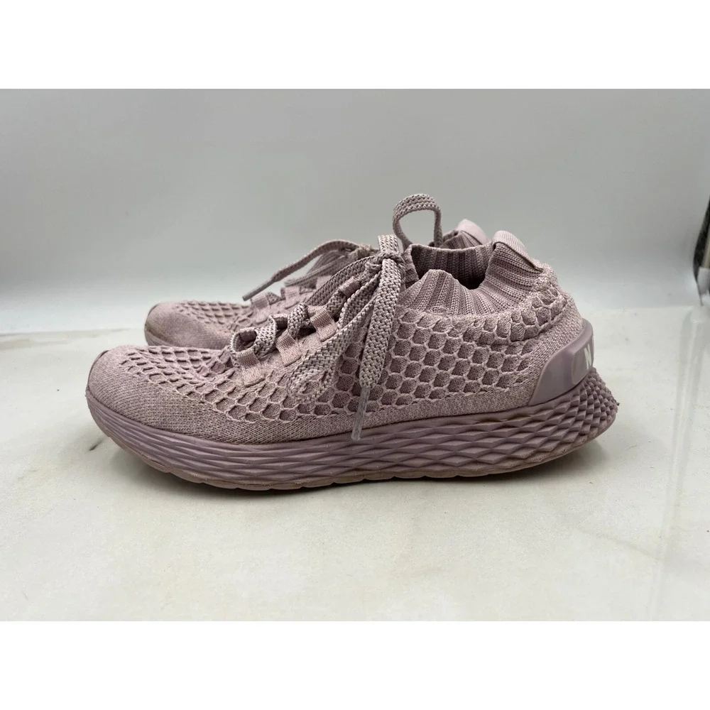 Nobull Shoes Womens Sz 7 Aspire Knit Runner Lace Athletic Workout Lilac Purple